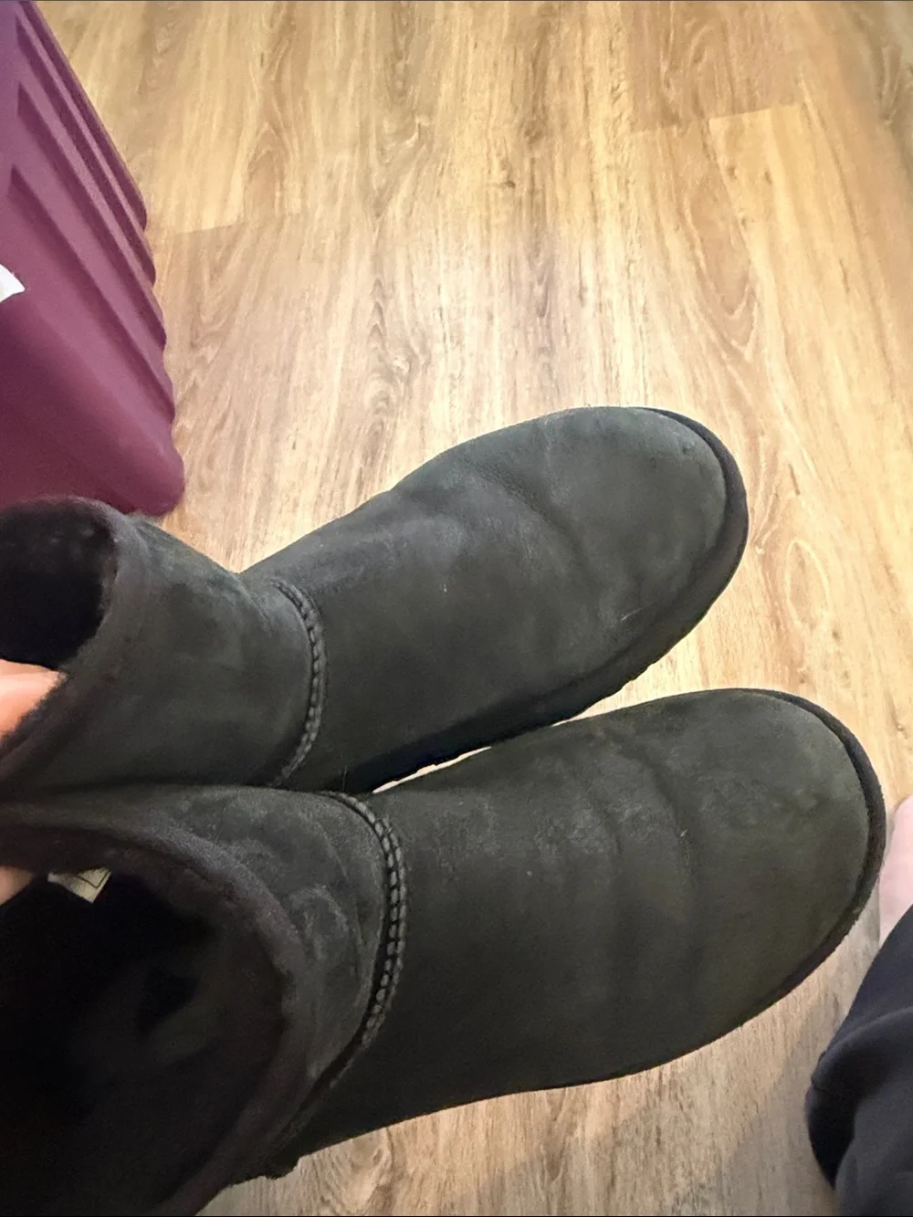 UGG Black Short Boot